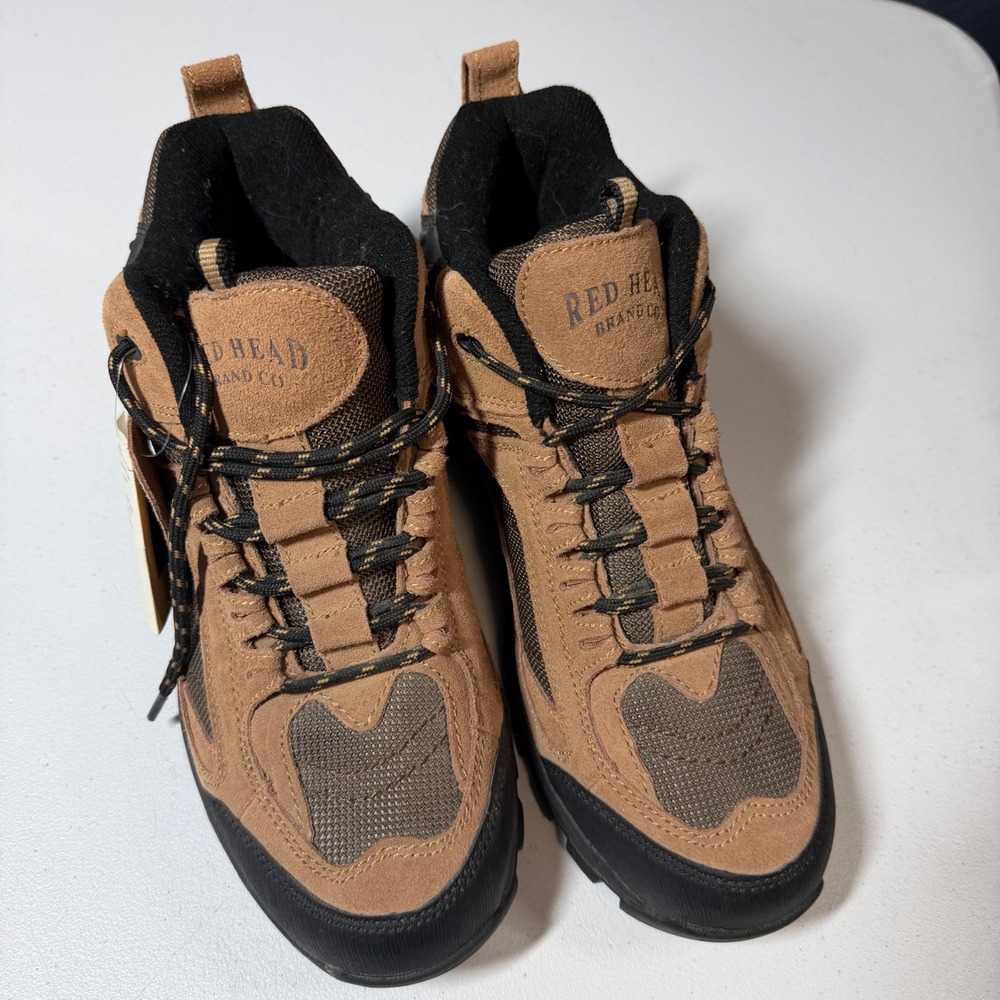 RedHead Hiking Boots Suede Mesh Lace Up Low Top Trail Shoes Womens Gaston Hiker